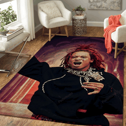 Trippie Redd Rap Music Art For Fans Area Rug Living Room Carpet Rug Regtangle Carpet Floor Decor Home Decor