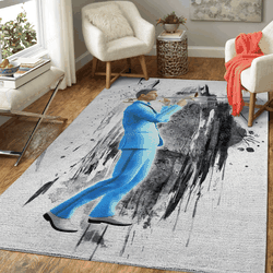 Trombone Musician Music Art For Fans Area Rug Living Room Carpet Rug Regtangle Carpet Floor Decor Home Decor