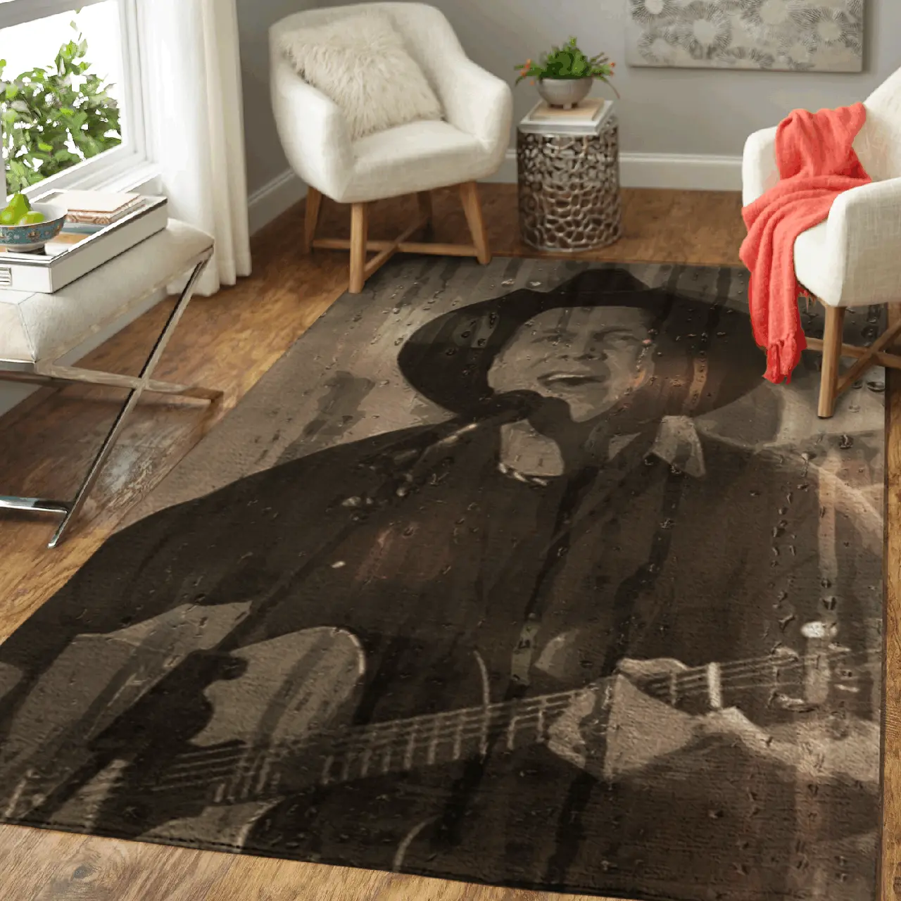 Troyal Garth Brooks American Singer Art For Fans Area Rug Area Rug Living Room Carpet Rug Regtangle Carpet Floor Decor Home Decor