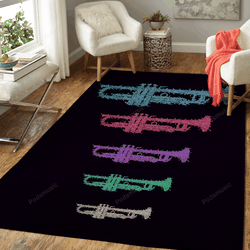 Trumpet Arch Music Art For Fans Area Rug Living Room Carpet Rug Regtangle Carpet Floor Decor Home Decor