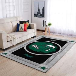 Tulane Green Wave Ncaa Living Room Carpet 200303121 Rug Regtangle 2
