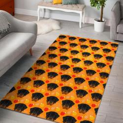 Tuxedo Bulldog Pattern Print Area Rug Living Room Rug Home Decor