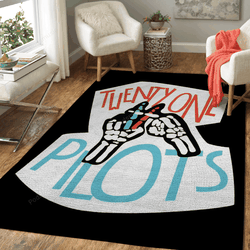 Twenty One Pilots Music Art For Fans Area Rug Living Room Carpet Rug Regtangle Carpet Floor Decor Home Decor