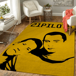 Twenty One Pilots Music Artwork Art For Fans Area Rug Living Room Carpet Rug Regtangle Carpet Floor Decor Home Decor