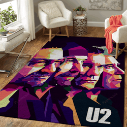 U2 Band Music Art For Fans Area Rug Living Room Carpet Rug Regtangle Carpet Floor Decor Home Decor