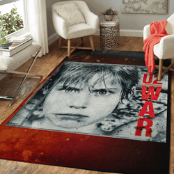 U2 War Music Vintage Artwork Art For Fans Area Rug Living Room Carpet Rug Regtangle Carpet Floor Decor Home Decor