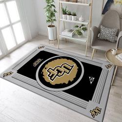 Ucf Knights Ncaa Team Logo Nice Gift Home Decor Rectangle Area Rug Rer