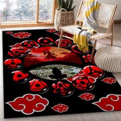 Uchiha Itachi Akatsuki Anime Area Rug Living Room And Bed Room Rug Rug Regtangle Carpet Floor Decor Home Decor