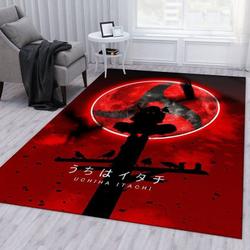 Uchiha Itachi Naruto Anime 2 Area Rug Living Room And Bed Room Rug Rug Regtangle Carpet Floor Decor Home Decor