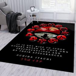 Uchiha Itachi Naruto Anime 5 Area Rug Living Room And Bed Room Rug Rug Regtangle Carpet Floor Decor Home Decor