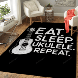 Ukulele Uke Music Illustration Art For Fans Area Rug Living Room Carpet Rug Regtangle Carpet Floor Decor Home Decor