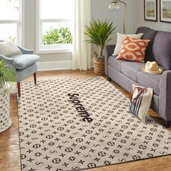 Uncle Sam Pattern Print Area Rug Living Room Rug Home Decor