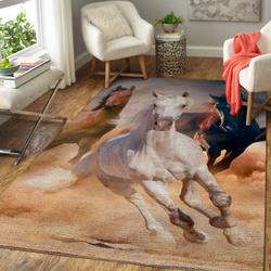 Uncle Sam Print Pattern Area Rug Living Room Rug Home Decor
