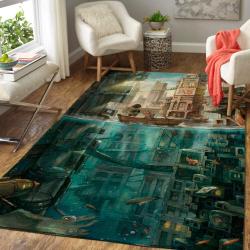 Underwater City Nature Area Rug Ofd 190918 Area Rug Living Room Carpet Rug Regtangle Carpet Floor Decor Home Decor