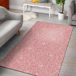 Unicorn Pink Pattern Print Area Rug Living Room Rug Home Decor