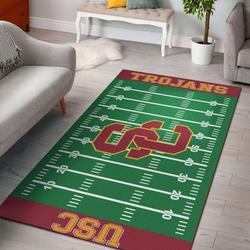 NCAA Usc Trojans Area Rug Living Room Carpet Home Rug Regtangle Carpet 1