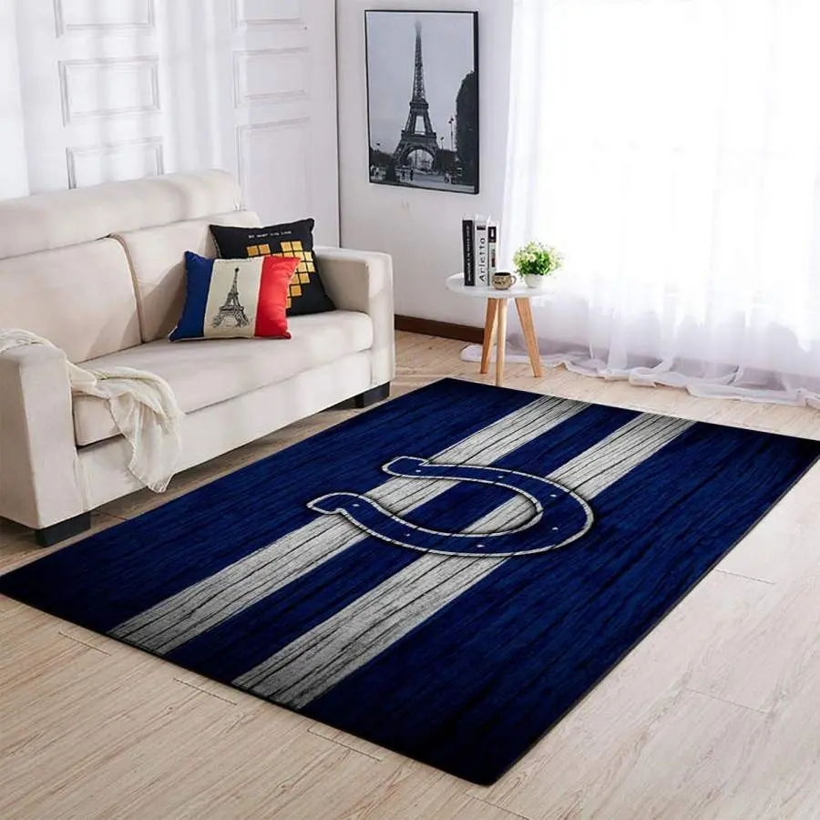 NFL Indianapolis Colts Home Decor Team Logo Carpet Rug Living Room 200303B23