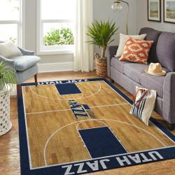 Utah Jazz Area Rug Nba Basketball Living Room Rug Regtangle Carpet V4653