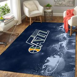 Utah Jazz Nba Area Rugs Living Room Carpet Christmas Gift Rug Regtangle Carpet