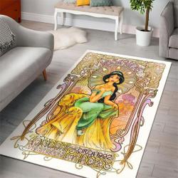 Jasmine Aladdin Disney Rug Home Decor Carpet Rug Living Room 20030481