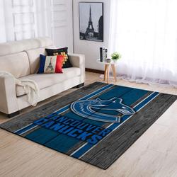 Vancouver Canucks Nhl Area Rugs Team Logo Living Room Regtangle Carpet