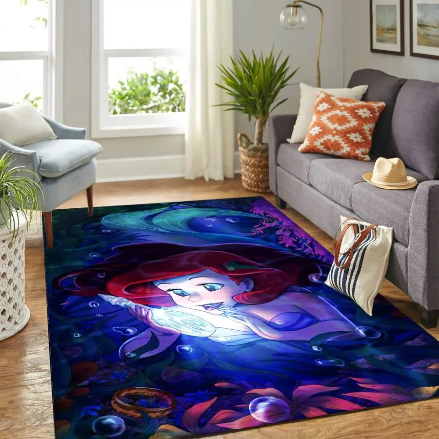 A little mermaid Disney Home Decor Carpet Rug Living Room F102167
