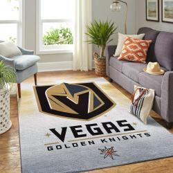 Vegas Golden Knights Nhl Living Room Carpet Sports Rug Regtangle Carpet