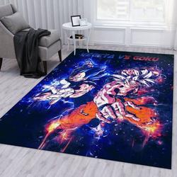 Vegeta Vs Goku Dragon Ball 5 Area Rug Living Room And Bed Room Rug Rug Regtangle Carpet Floor Decor Home Decor