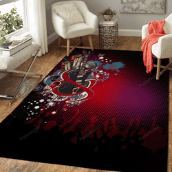Vintage Music Artwork Arts Art For Fans Area Rug Living Room Carpet Rug Regtangle Carpet Floor Decor Home Decor