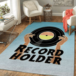 Vinyl Record Holder Music Art For Fans Area Rug Living Room Carpet Rug Regtangle Carpet Floor Decor Home Decor