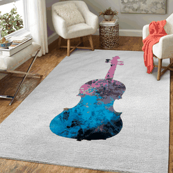 Violino Music Art For Fans Area Rug Living Room Carpet Rug Regtangle Carpet Floor Decor Home Decor