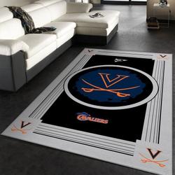 Virginia Cavaliers Ncaa 1 Living Room And Bed Room Rug Regtangle Carpet