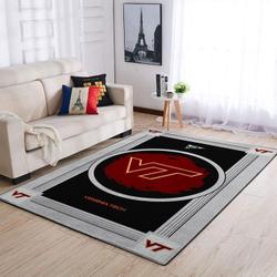 Virginia Tech Hokies Ncaa Football Basketball Living Room Carpet 200303124 2