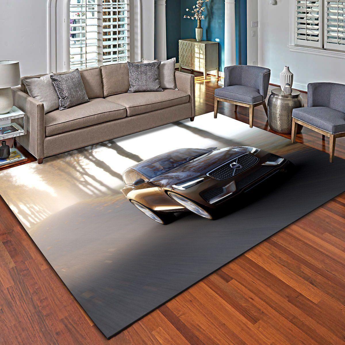 Volvo Logo Rug Supercar Living Room Carpet Floor Mat Area Rug Living Room Carpet Rug Regtangle Carpet Floor Decor Home Decor