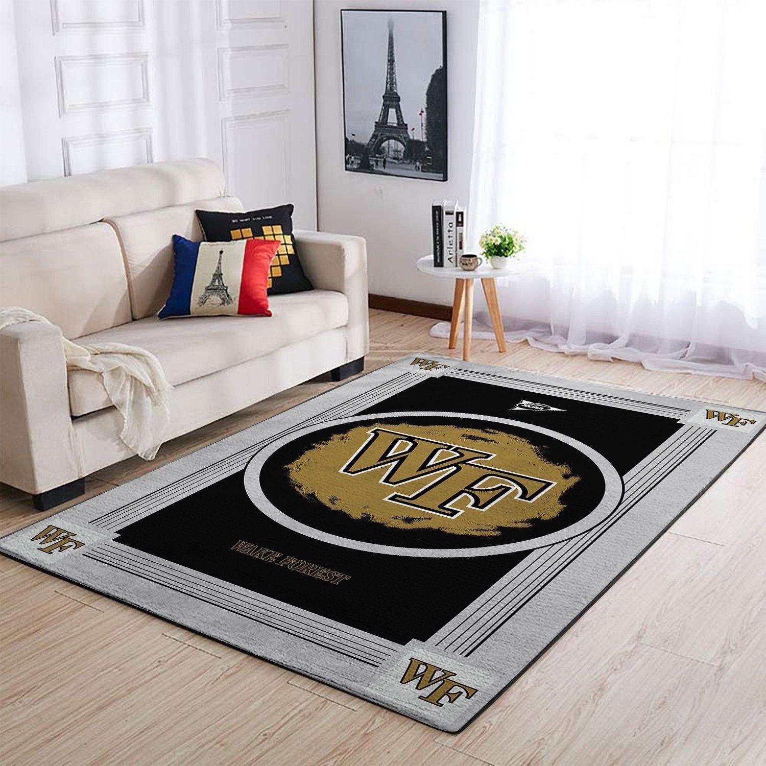 Wake Forest Demon Deacons Ncaa Living Room Carpet 200303143 2