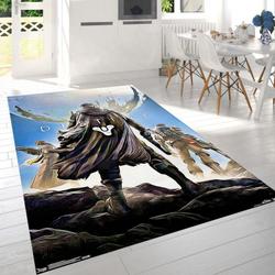 Warlock Destiny Bungie Key Art Area Rug Living Room And Bed Room Rug Rug Regtangle Carpet Floor Decor Home Decor