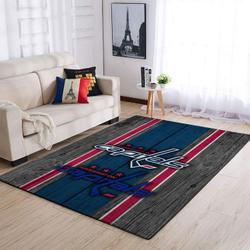 Washington Capitals Nhl Area Rugs Team Logo Living Room Regtangle Carpet