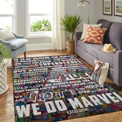 Marvel Fan Quotes Nice Fan Gift Area Rug Living Room Rug Home Decor 20030317