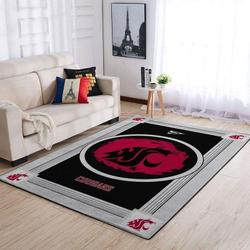 Washington State Cougars Area Rugs Ncaa Living Room Carpet 200303125