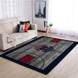 Washington Wizards Rug Nba Basketball Living Room Rug Regtangle Carpet V4240