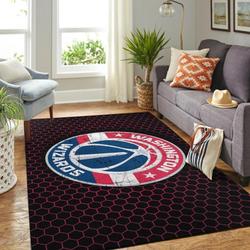 Washington Wizards Rug Nba Basketball Living Room Rug Regtangle Carpet V4241