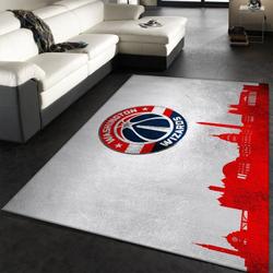 Washington Wizards Nba 2 Area Rug Living Room Bedroom Rug Regtangle Carpet