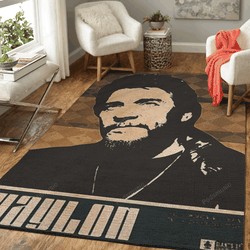 Waylon Jennings Country Music Artwork Art For Fans Area Rug Living Room Carpet Rug Regtangle Carpet Floor Decor Home Decor