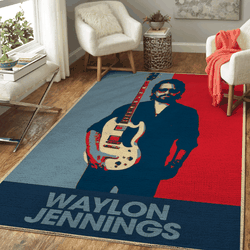 Waylon Jennings Good Hearted Woman Art Area Rug Area Rug Living Room Carpet Rug Regtangle Carpet Floor Decor Home Decor