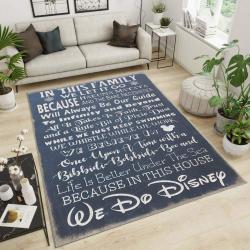 We Do Disney Area Rug Living Room Rug Home Decor Geeky Carpet Floor Decor