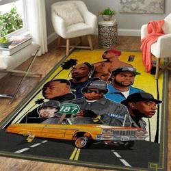 West Coast Rappers Area Rug Living Room Rug Home Decor Music Ofd 0311