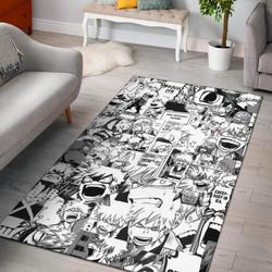 Whale Humpback Pattern Print Area Rug Living Room Rug Home Decor