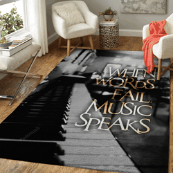 When Words Fail Photography Art For Fans Area Rug Living Room Carpet Rug Regtangle Carpet Floor Decor Home Decor