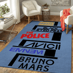 Where There Is Music Music Art For Fans Area Rug Living Room Carpet Rug Regtangle Carpet Floor Decor Home Decor