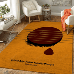 While My Guitar Gently Weeps Music Art For Fans Area Rug Living Room Carpet Rug Regtangle Carpet Floor Decor Home Decor